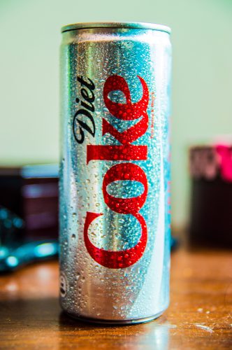 Coke Can with mist Stock Image PixSplash