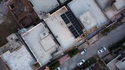 PixSplash Street Ariel View Residential Area