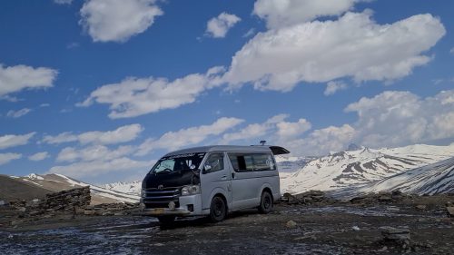 Passenger Bus on Mountain Free Stock Image PixSpla