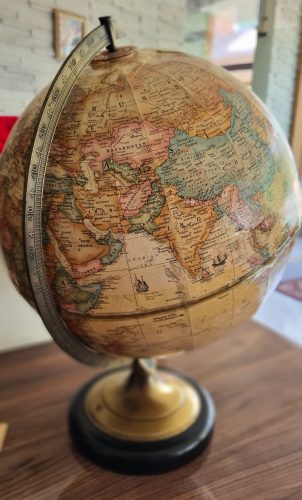 Retro World Map Globe Free Stock Image PixSplash