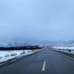 Quetta's Highway covered with Snow - Free Stock Image