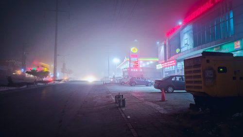 Foggy Winter Night of Islamabad Free Stock Image Pakistan